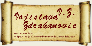 Vojislava Ždrakanović vizit kartica